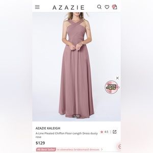 Azazie bridesmaid dress- Kaleigh! Dusty rose dress